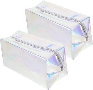 2 Pçs Bolsa De Maquiagem De Viagem Sacos De Maquiagem Saco De Cosméticos Saco De Maquiagem Portátil Saco De Maquiagem Organizador De Maquiagem Saco De Artigos Diversos Saco De Didiseaon