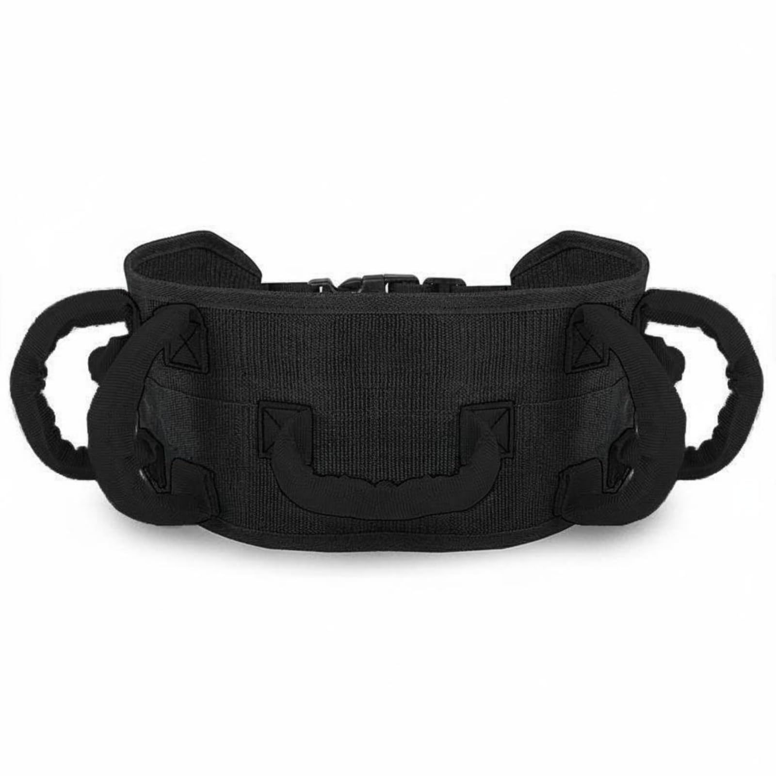 Enakshi® Padded Gait Belt with Handles Adjustable Patient Transfer Belt Buckle Closure Mobility Aid Wide for Caregivers, Nurses, Black-image-45