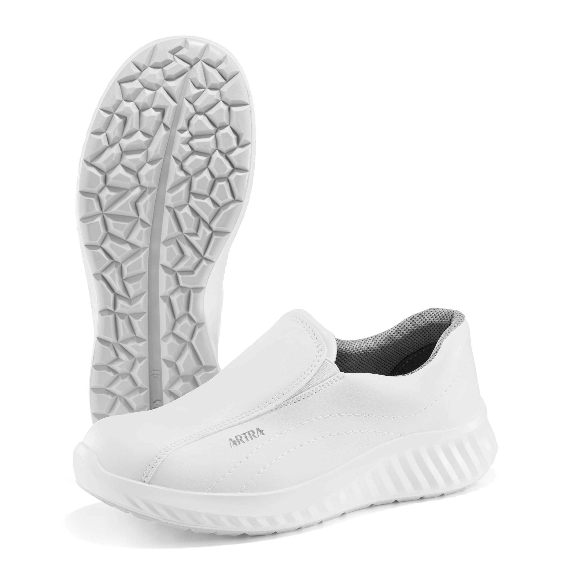 Artra Arica Chaussures de sécurité S2 SRC - Chaussures de Travail légères avec Embout en Acier antidérapant pour la Restauration, la médecine et Les Soins