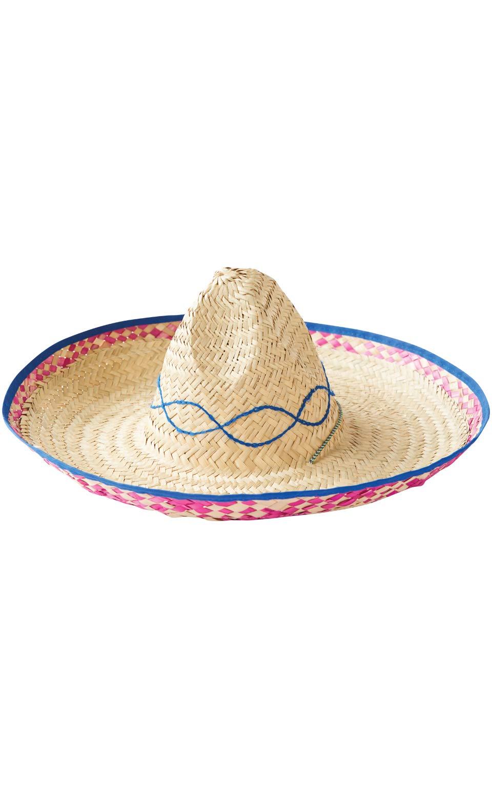 Costume Embroidered Straw Sombrero 