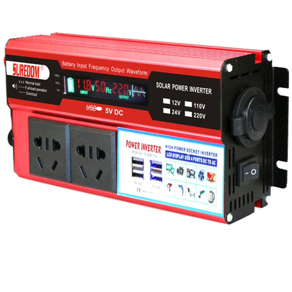 Convertidor 12V a 230V 1000W para solucionar la falta de enchufes en tu coche