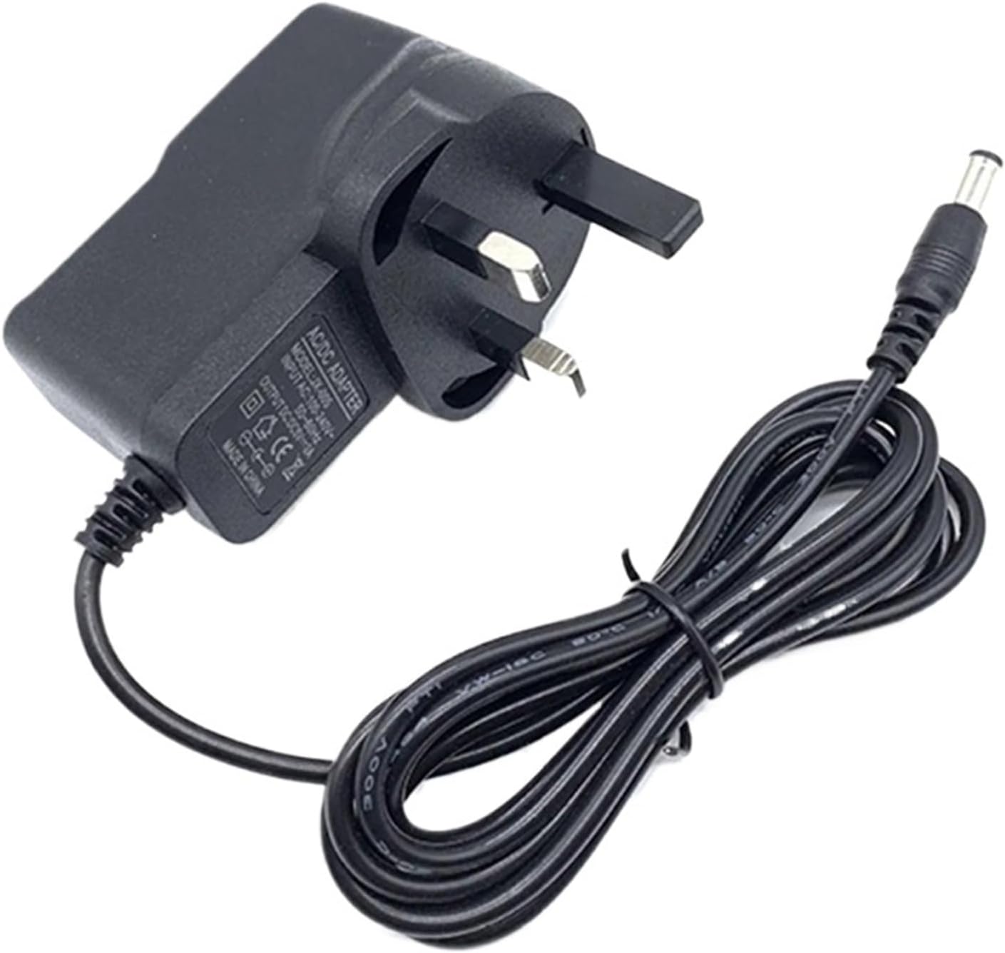 DC 6V 600mA 0.5A 0.6A 1A 500mA Polarity Positive Inside and Negative Outside 5.5 * 2.5mm Power Adapter(UK Plug,6V 1A)