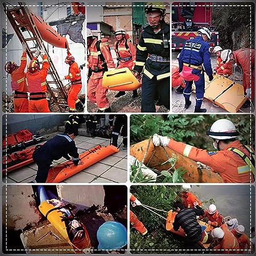 Camilla suave tipo rollo y tabla espinal para rescate en helicóptero 7