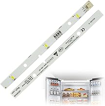 Pack of 2 Refrigerator LED Light Bars for Rongsheng/Hisense Refrigerator E349766 MDDZ-162A 1629348 DC12V 2W, Replacement Fridge Lamp Compatible with Kenwood Refrigerator KIFF5017KIFF5020KIFF7017KIFF7020
