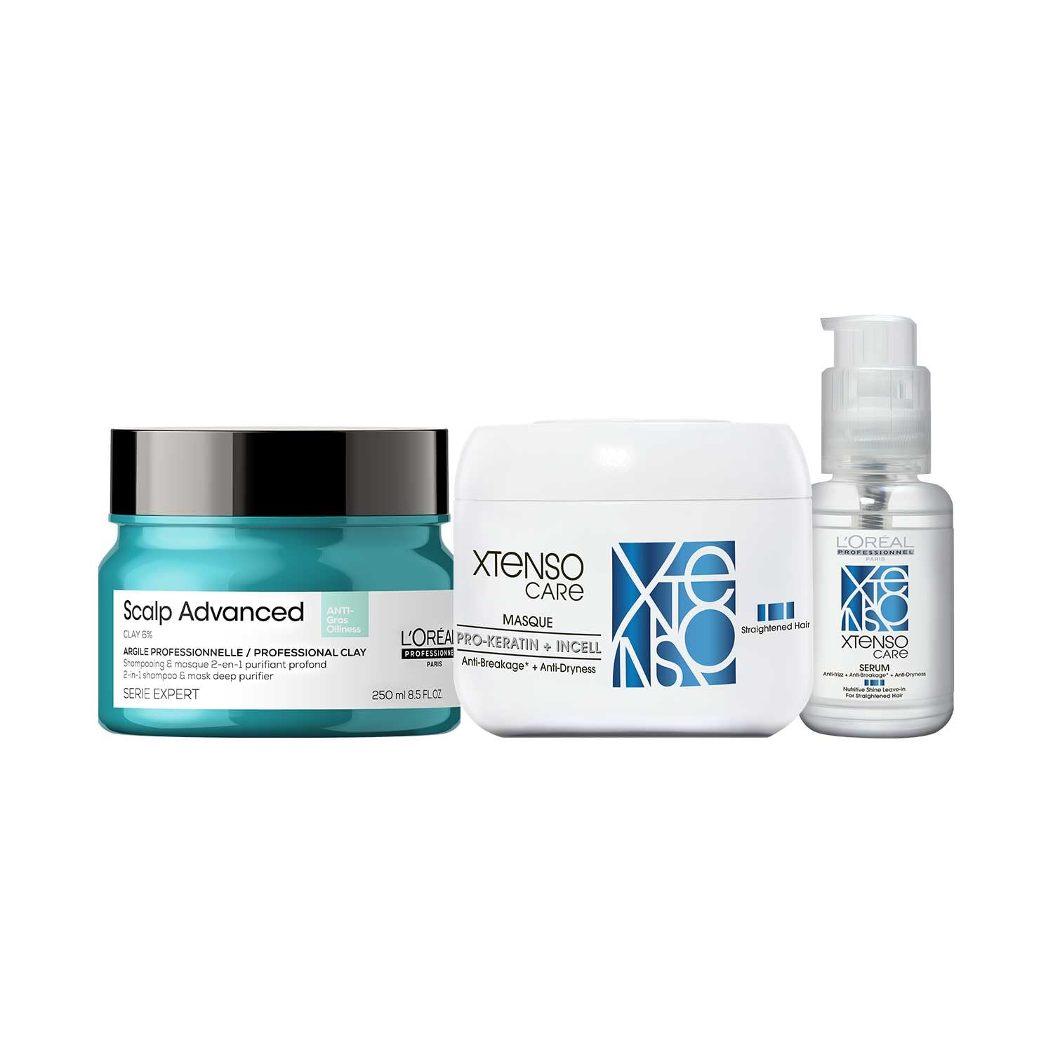 L'OREAL PROFESSIONNEL PARIS Anti-Oiliness 2-In-1 Clay Mask, Absolut Repair Lavender Mask & Absolut Repair Serum For Dry & Damaged Hair And For Very Oily Scalps, 1 Count-image-13