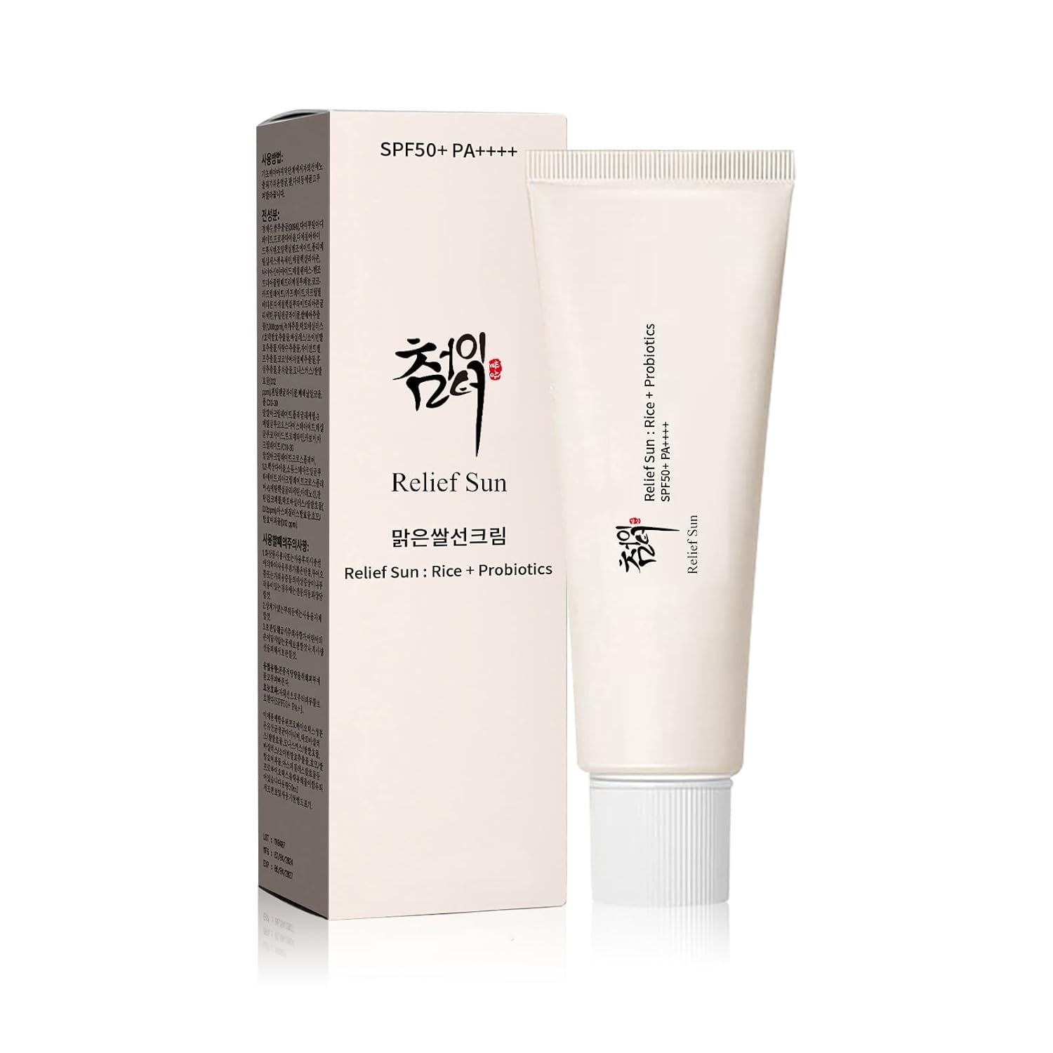 Organic Korean Sunscreen SPF50+ PA++++ Rice and Probiotics
