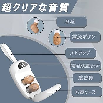 MFDXWCV 集音器 USB充電式 高齢者集音器 両耳対応 音量調節可 集音器 Amazon.co.jp: MFDXWCV 集音器 USB充電式 高齢者集音器 両耳対応