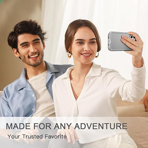 Miniatura 7 de I-HONVA Funda para iPhone 15 Pro Max, a prueba de golpes, a prueba de polvo y caídas, protección de cuerpo completo de 3 capas sin protector de