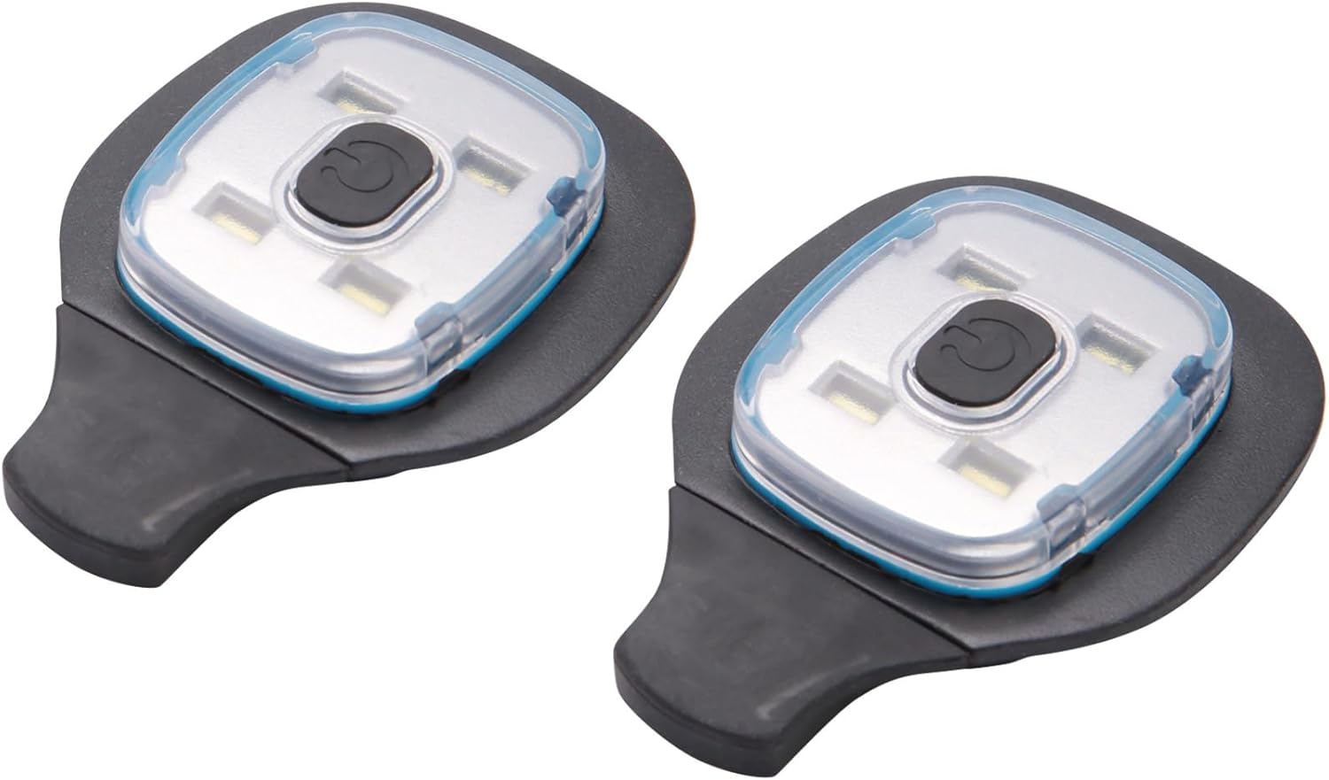 2Pcs USB Rechargeable Light for LED Beanie Hat,Replaceable Headlamp Cap DIY Hat Light for Men and Women, Black