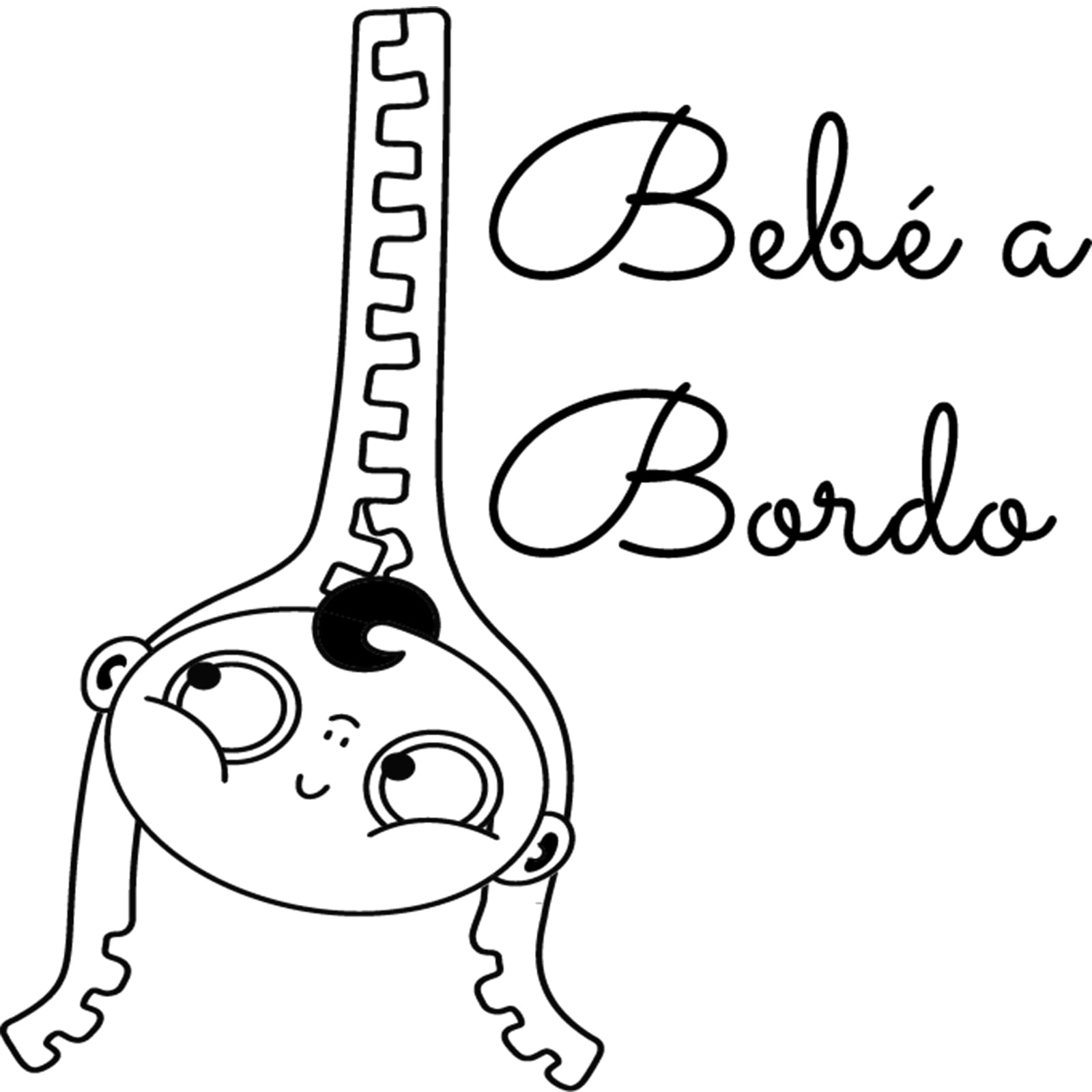 Pegatina Bebé a Bordo. Adhesivo vinilo para coche o moto. Sticker (Baby On Board, Baby In Car) (41.Bebé niño triángulo) — view 34