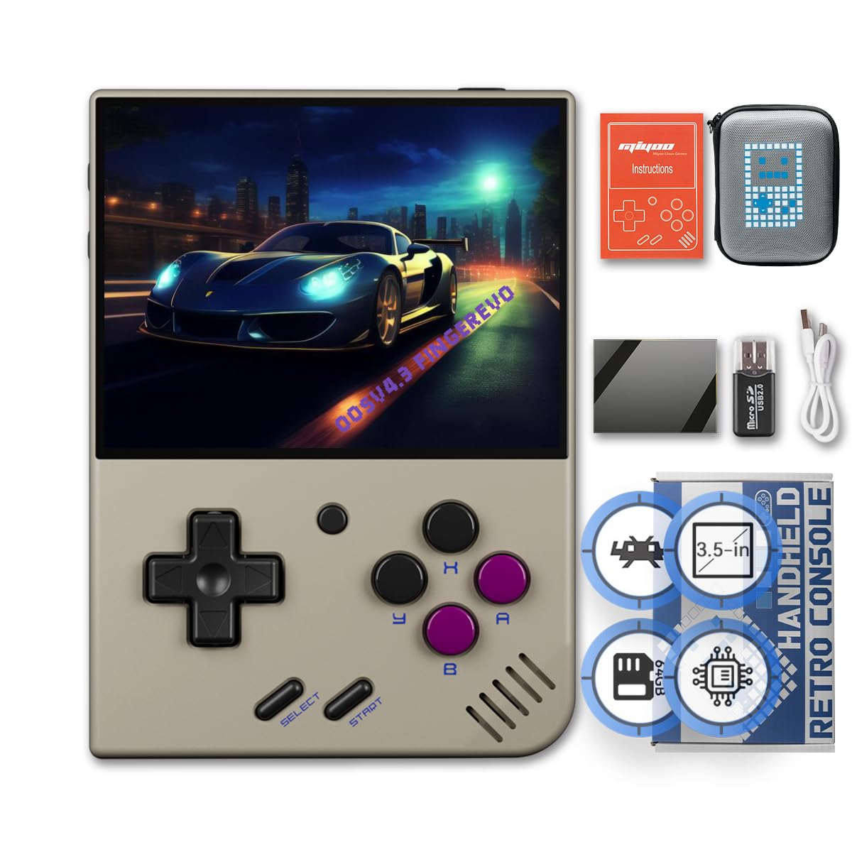Amazon.com: Miyoo Mini Plus Handheld Game Console with Portable