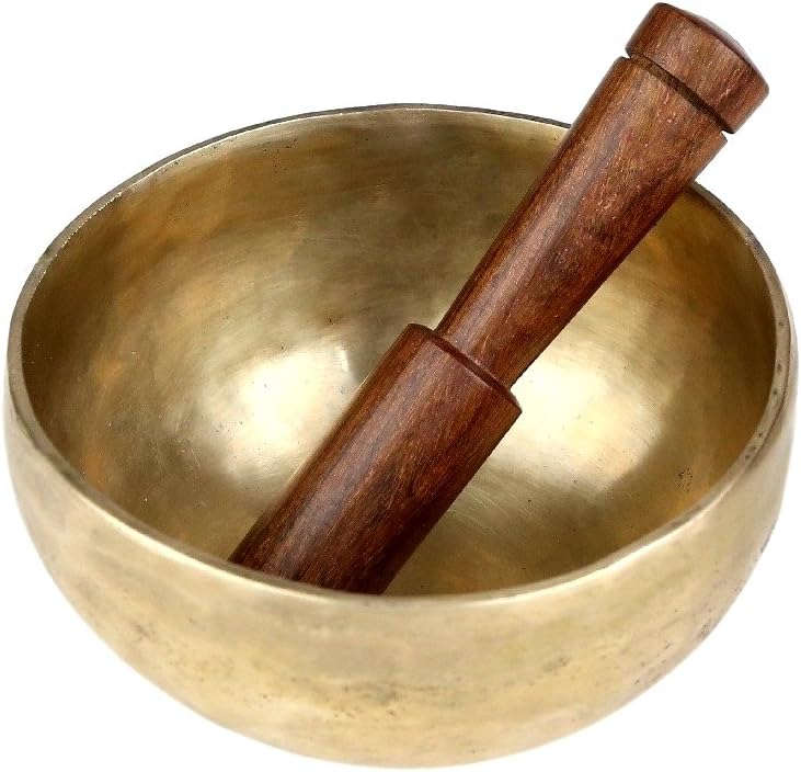 4 Inch Tibetan Handmade Singing Bowls for Meditation and Healing Through Vibration, Handmade in Nepal by Thamelmart