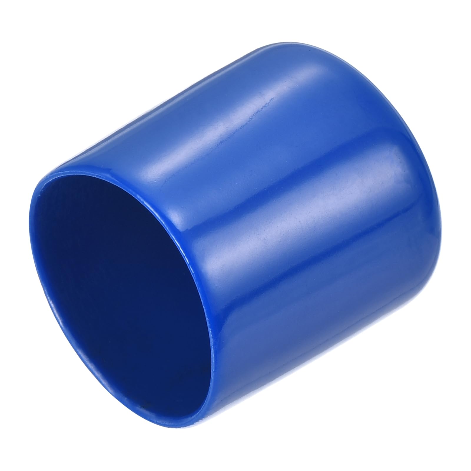 uxcell 20pcs Rubber End Caps 29mm(1 1/8") ID Vinyl PVC Round Tube Bolt Cap Cover Screw Thread Protectors Blue