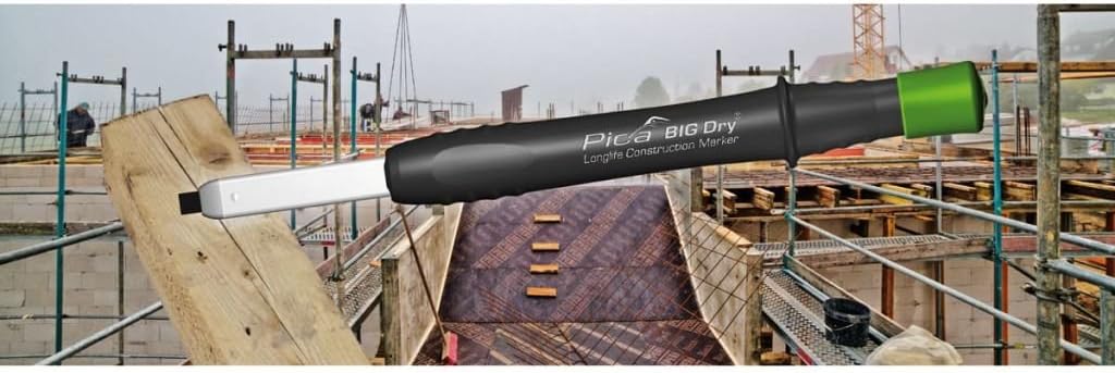Pica Big Dry Marker for Construction, Graphite