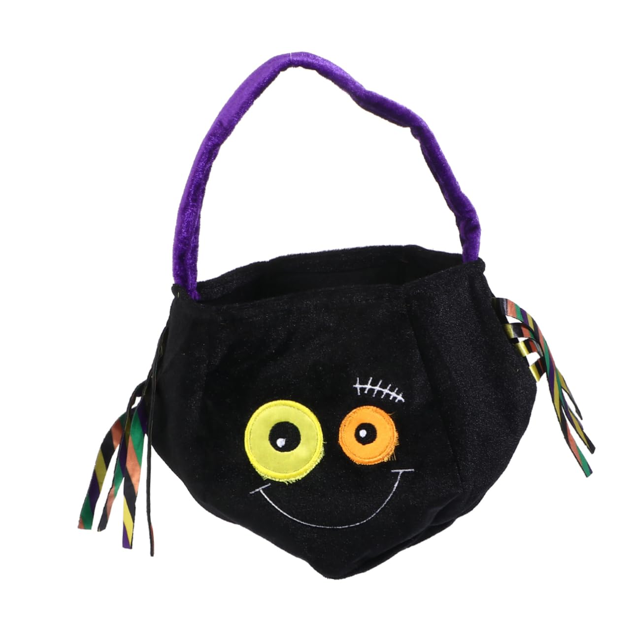 Garneck Pumpkin Purse Halloween Candy Tote Led Lighted Bag for Boys and Girls Decorative Storage Bag for Halloween Parties