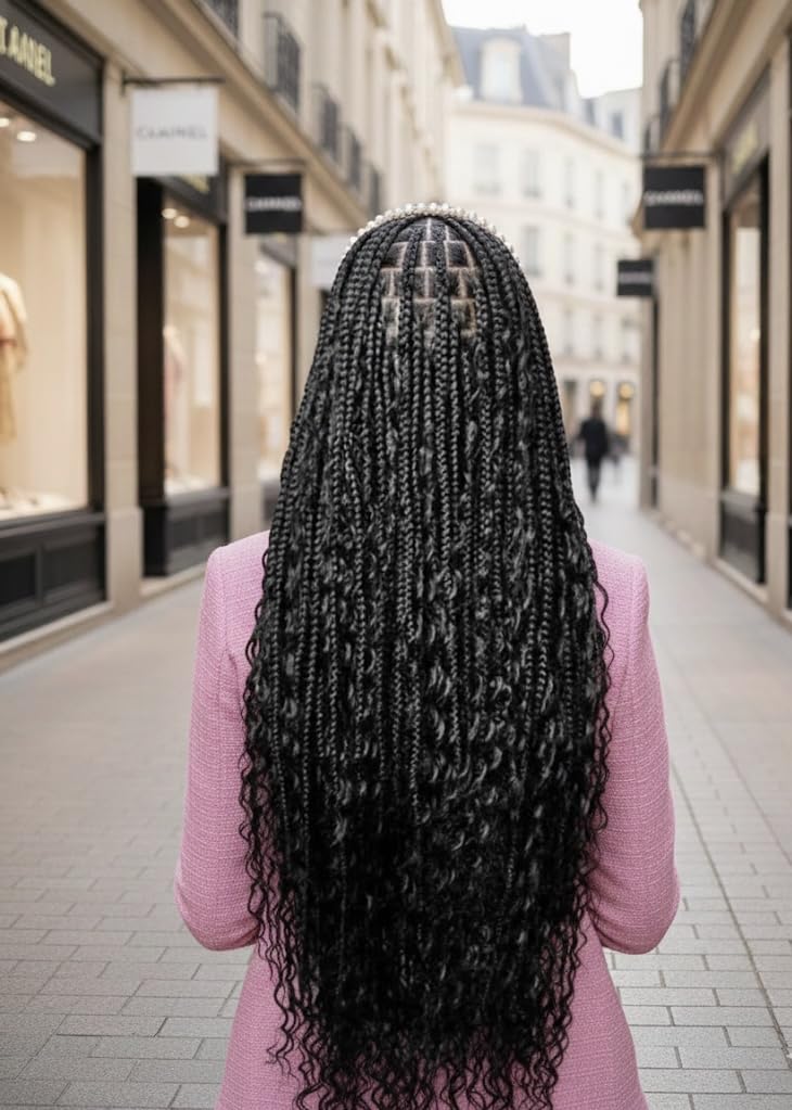 BELLE SOCIETE RICH BLACK 1B DEEP WAVE 22IN BRAIDING HAIR 3 BUNDLES 150G, CHILD, TEEN, ADULT, UNISEX