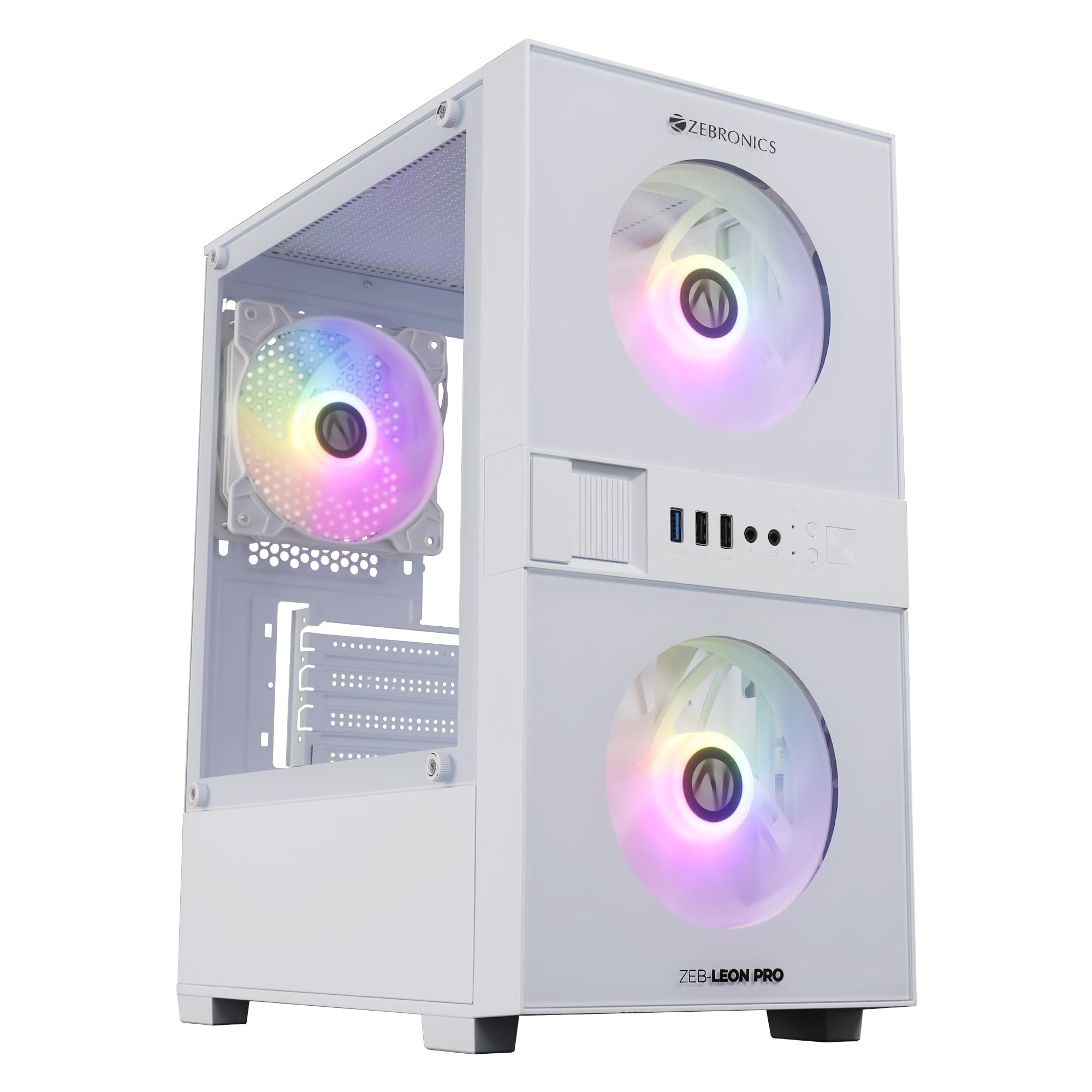 Amazon.in: Buy ZEBRONICS Leon PRO Premium Gaming Cabinet/Case, Mini ...
