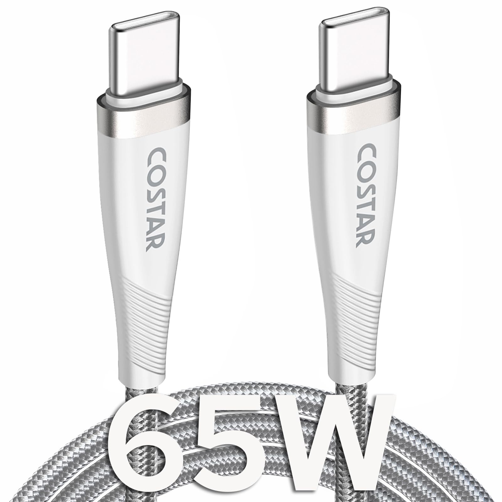 COSTAR USB to 8 Pin Charging Cable, 3A Fast Charger Nylon Braided Cable, Data Sync Transfer For iPhone 14 /Pro Max /13/12/12 Pro,11,Mini, X, 8,7,6(silver 2m) — Amazon image 15