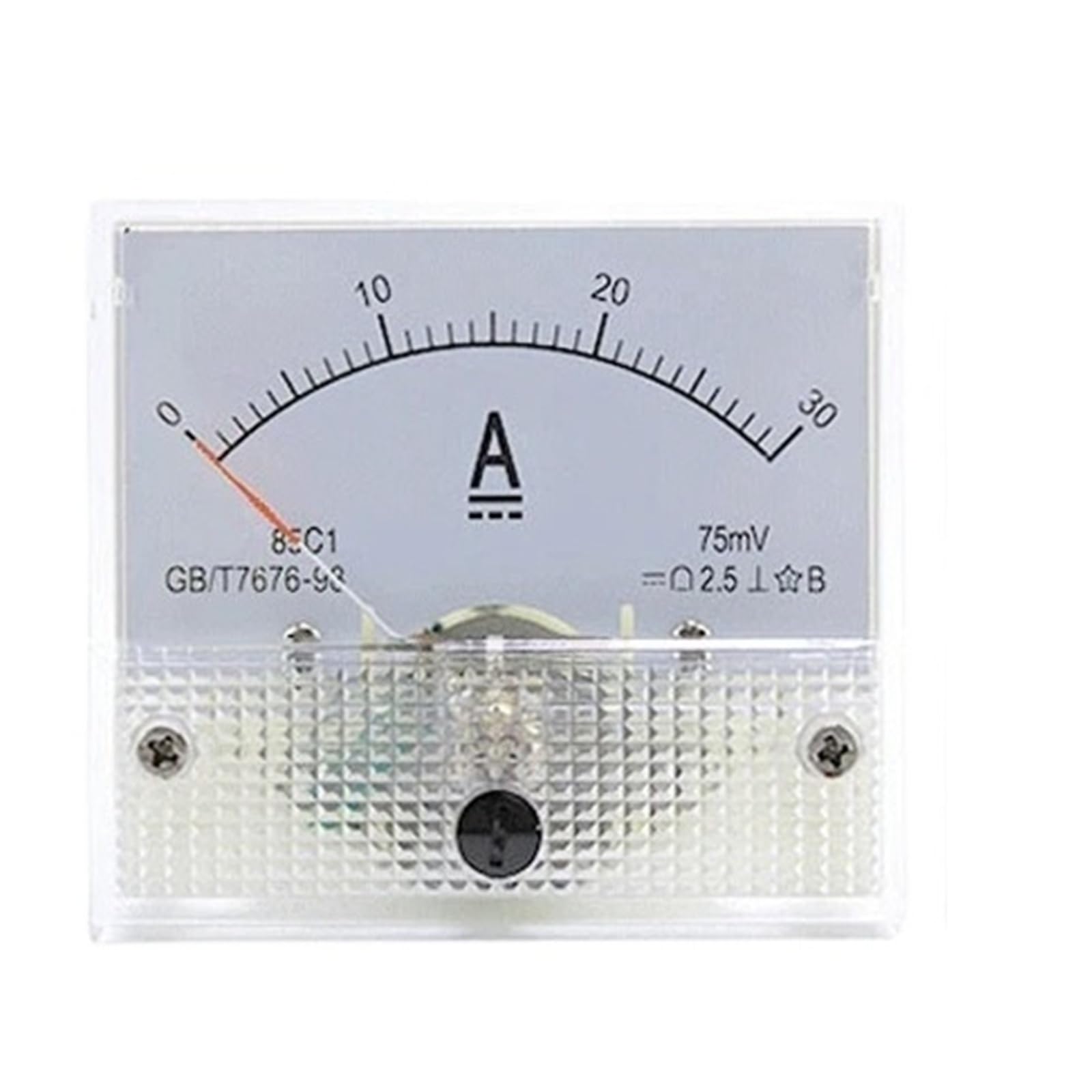 Ampèremètre analogique 85C1-A jauge de courant DC 1A pour tableau