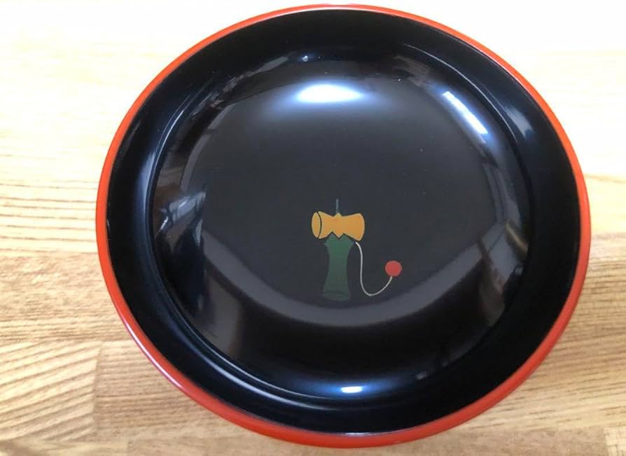 輪島塗　蒔絵付　吸物椀　5個セット　未使用保管品　木箱　説明書付き Amazon.co.jp: 輪島塗 桜紅葉 蒔絵 黒塗 吸物椀 5客 天然木製 木