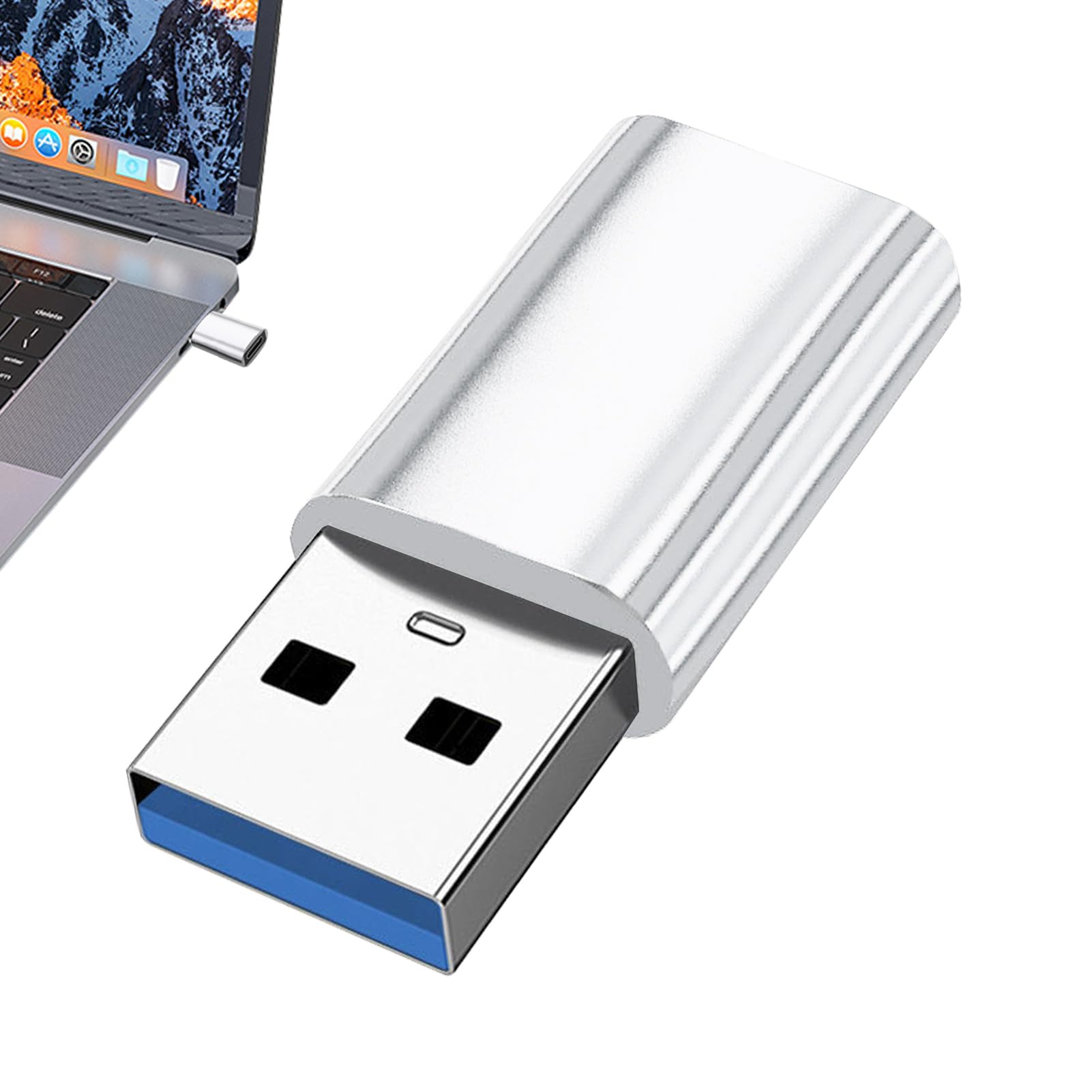 Adattatore USB A Type-C BESSKY, Convertitore Per Dati E Ricarica, Connettore Universale In Alluminio - Foto 2