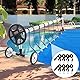 Junhui Universal Befestigungsband für Pool Aufroller, 8-er Set Befestigungsbänder und Klammern und Schnallen für Poolfolie Solarfolie, Haltebänder für Poolabdeckung