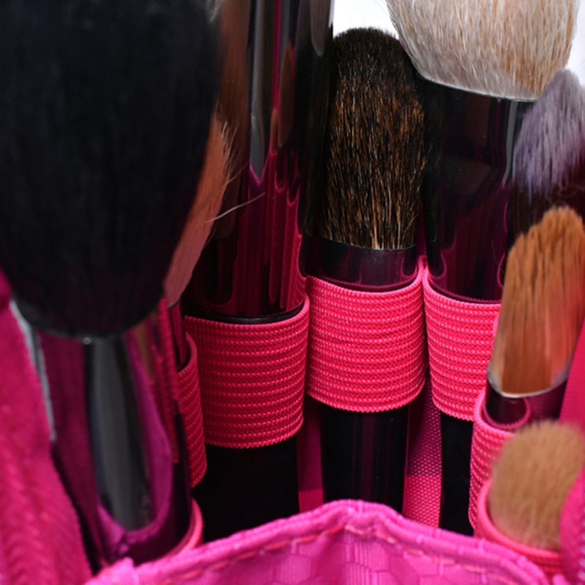 Cosmetic Brush Bag Travel Makeup Brush Holder Multifunction Organizer image 5