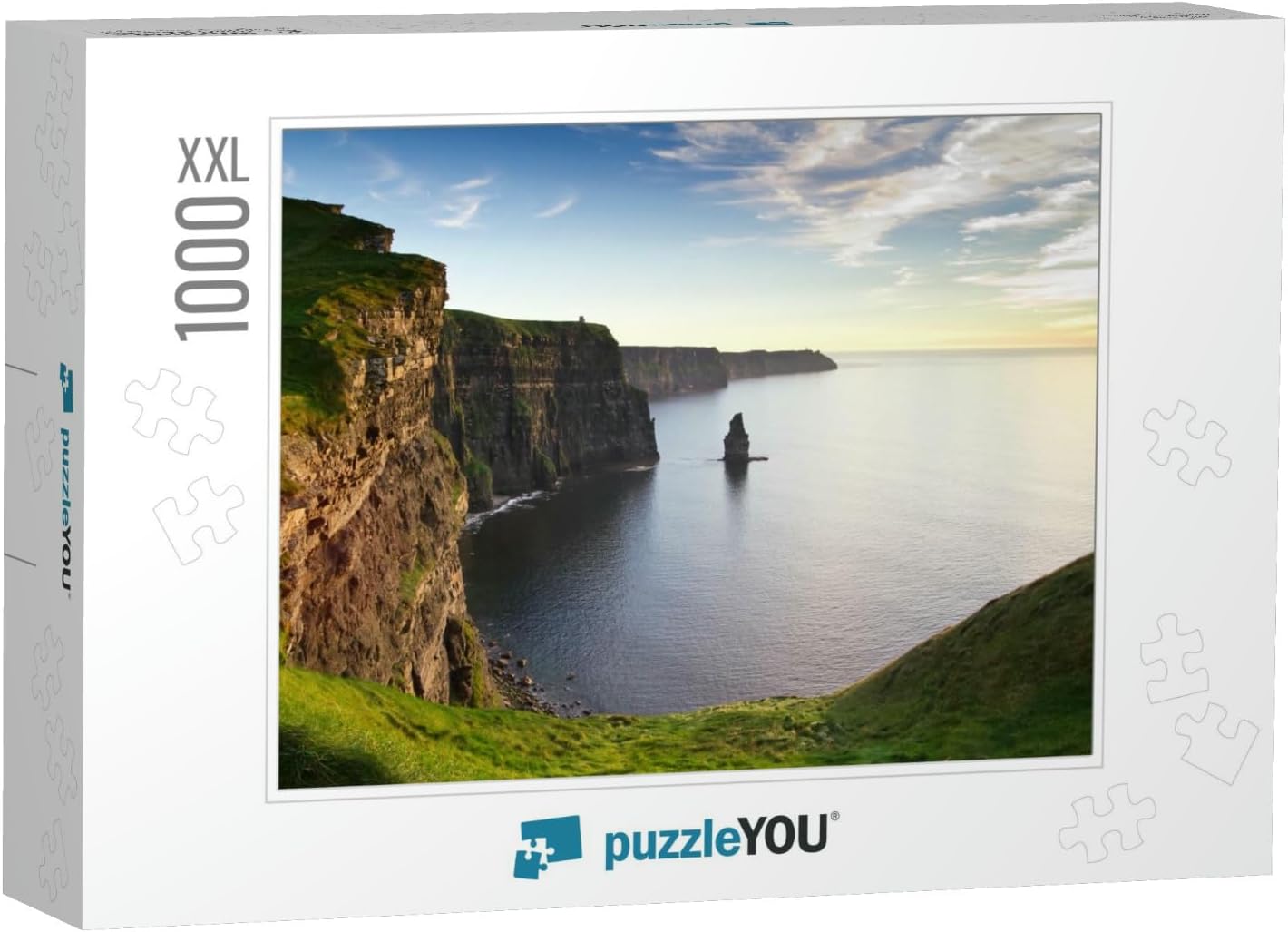 Cliffs of Moher at Sunset - Ireland... Jigsaw Puzzle Jigsaw Puzzle with 1000 Pieces XXL