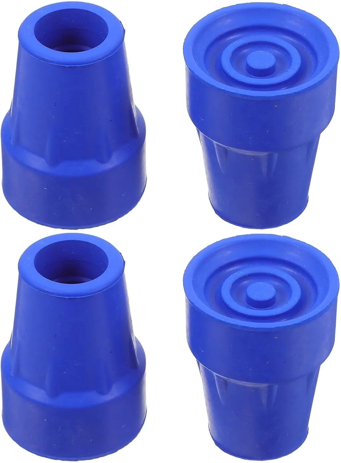 Walking Cane Tips 8Pcs 22mm Blue Replacement Rubber Tips Antislip Walking Cane Foot Pads Crutch Tip