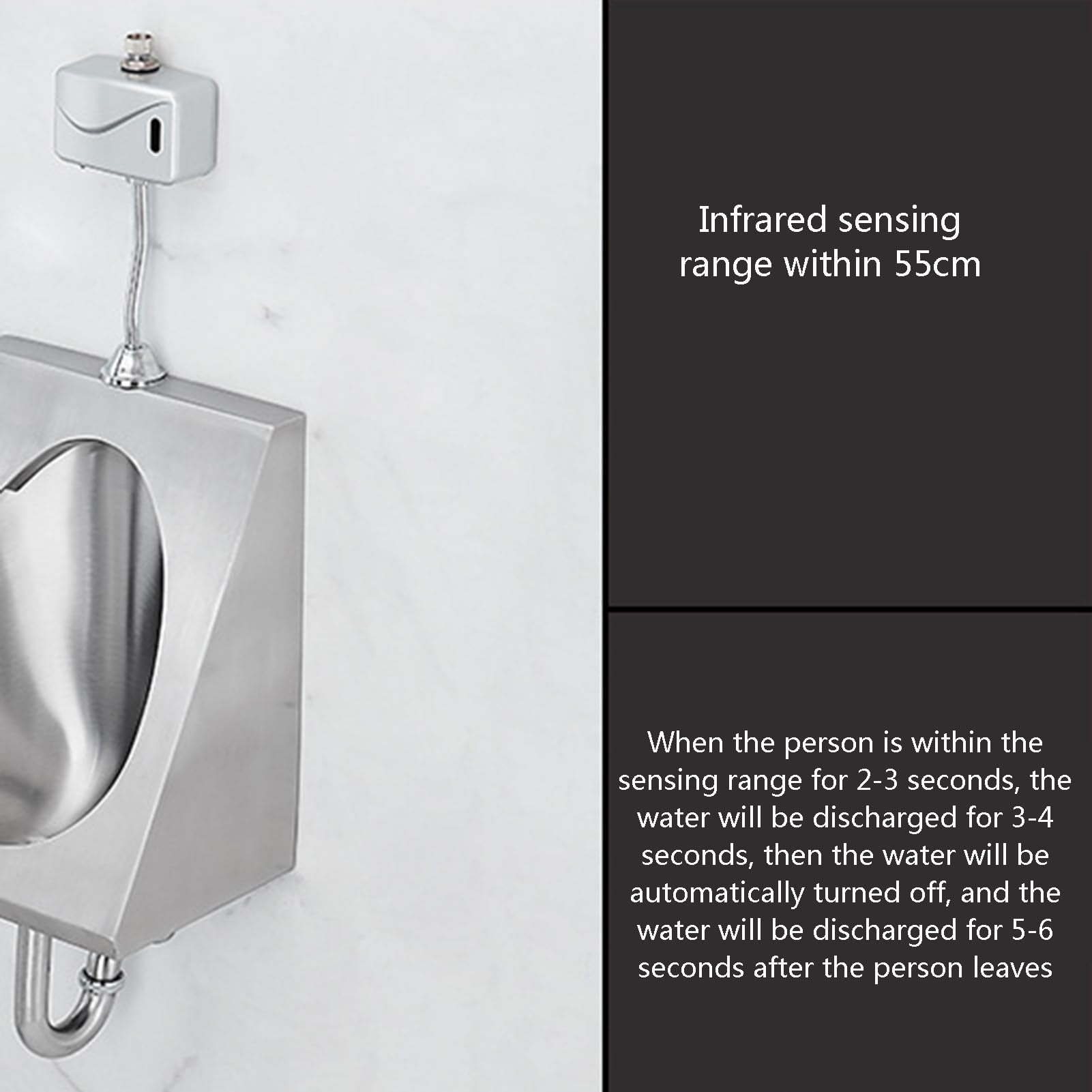 Inodoro para baño, Inodoro, Sanitarios, Sanitarios públicos, Acero Inoxidable 304, inducción, Descarga para familias, hoteles, escuelas, baños públicos,3
