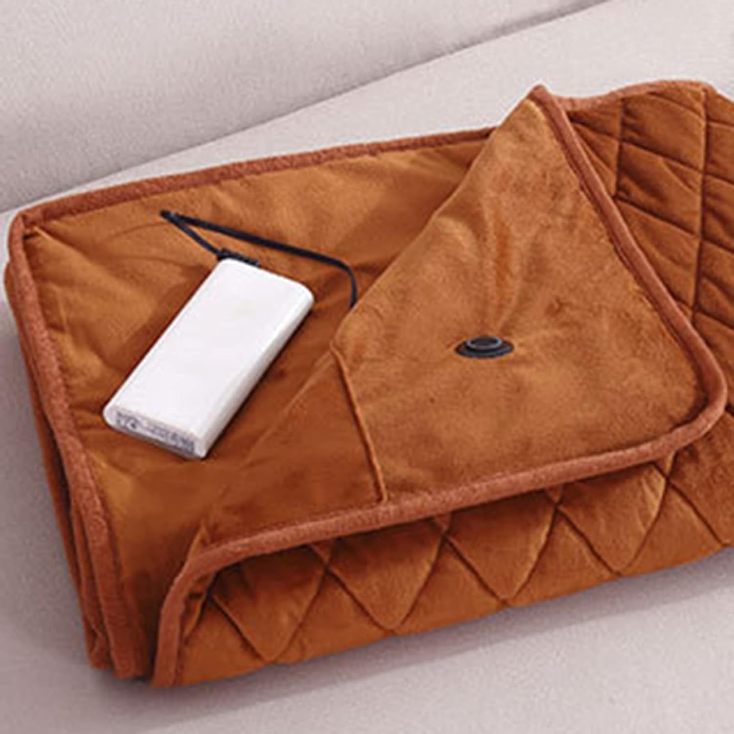 review Cuteam Electric Blanket, Automatic Timing Washable USB Portable Charging Winter Heating Shawl Home Warming Accessories for Hotel