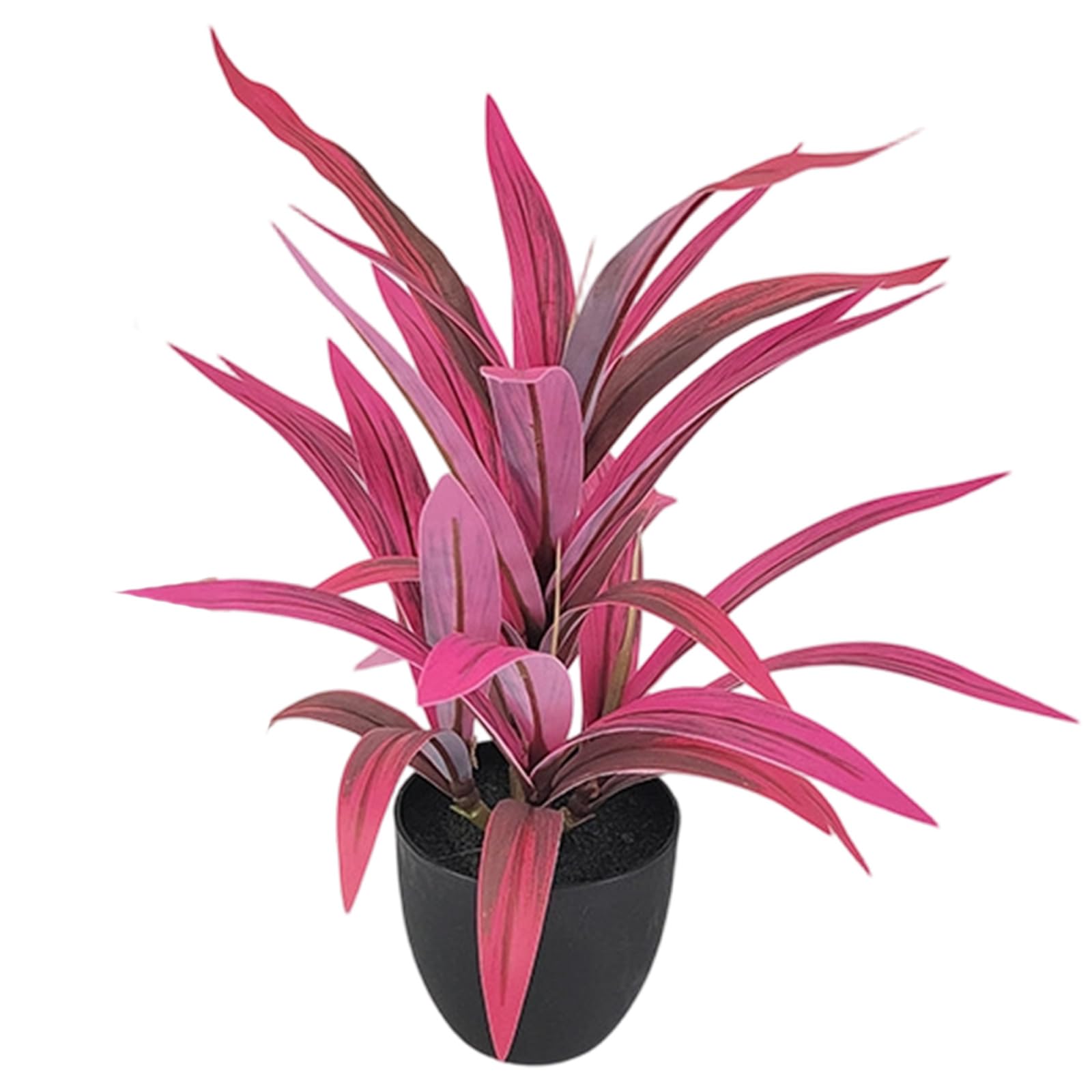 BOYANDM Sturdy Artificial Lucky Dracaena Plant in Pots Realistic Potted Greeneries for Desk Tabletop Decoration Safe Realistic Greeneries for Animals
