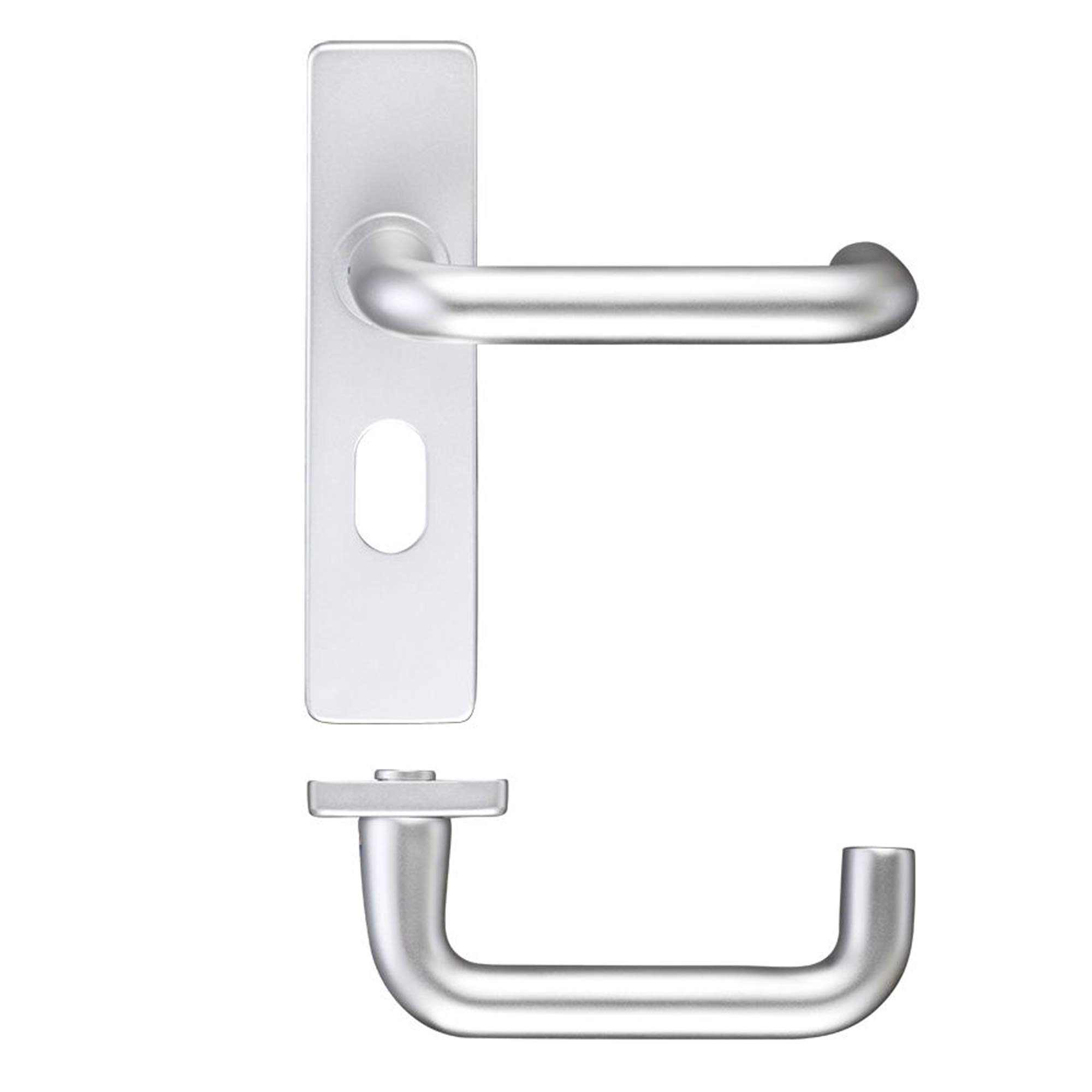 Return to Door Safety Lever Internal Door Handle Sets (Oval Profile)