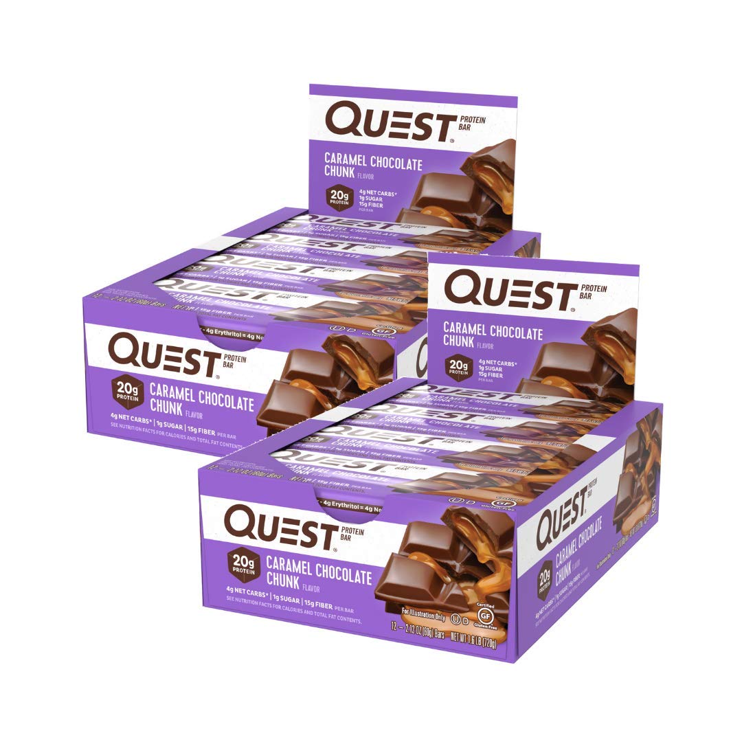Quest Nutrition Protein Bar (Caramel Chocolate Chunk, 12