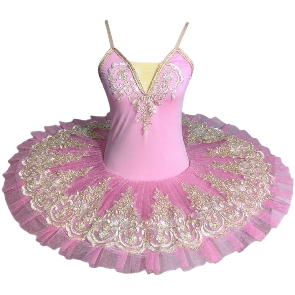 Robe de ballet rose professionnelle et costume de cygne haut de gamme