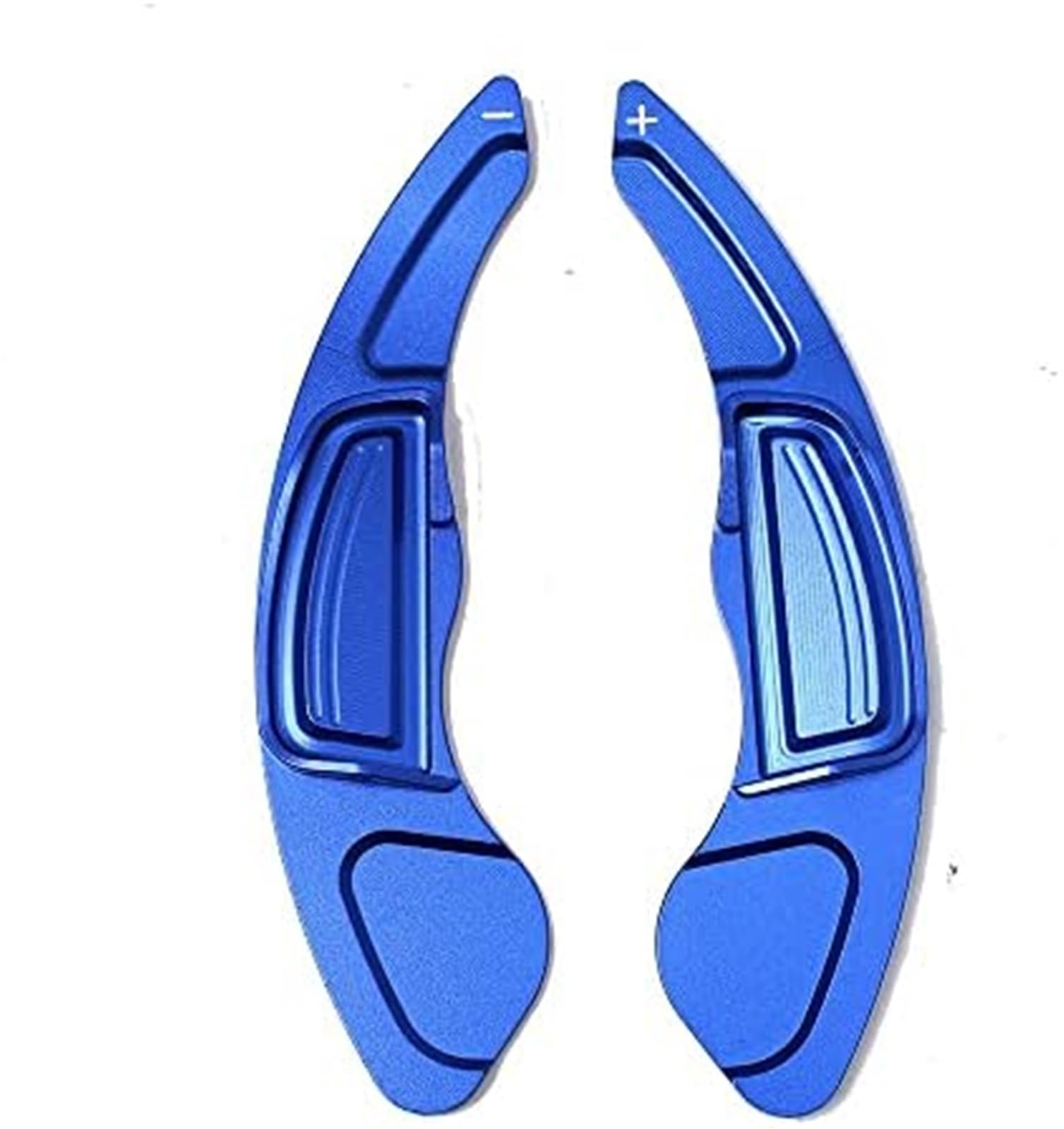 Mkvaxr Blue Car Gear Shift Paddle Steering Wheel Shift Paddles, For, For 2009-2013 2Pcs Car Paddle Extend Shifters Sticker Gear(Blue)