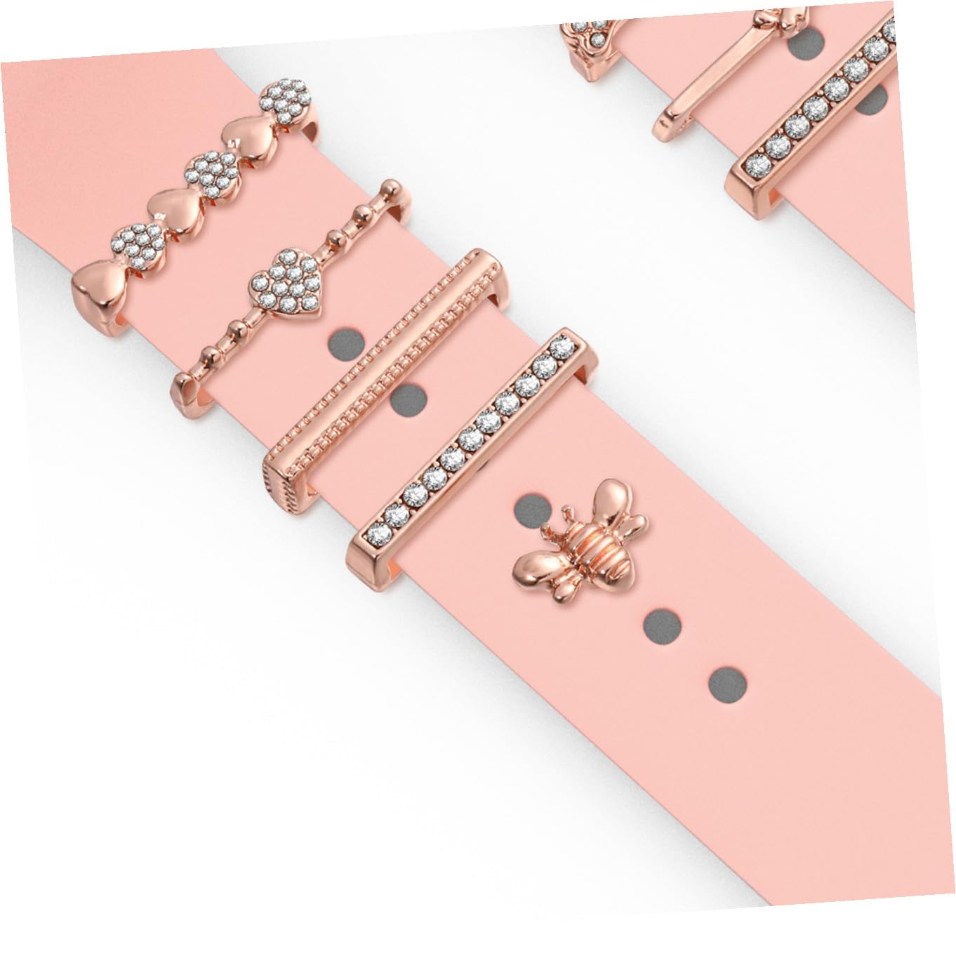 Anneaux Décoratifs en Métal Bracelet de Montre 10 Pièces