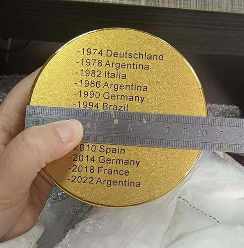 LNGODEHO Réplica do Troféu da Copa do Mundo de 2022, prêmio memorial de fã de esportes de futebol de