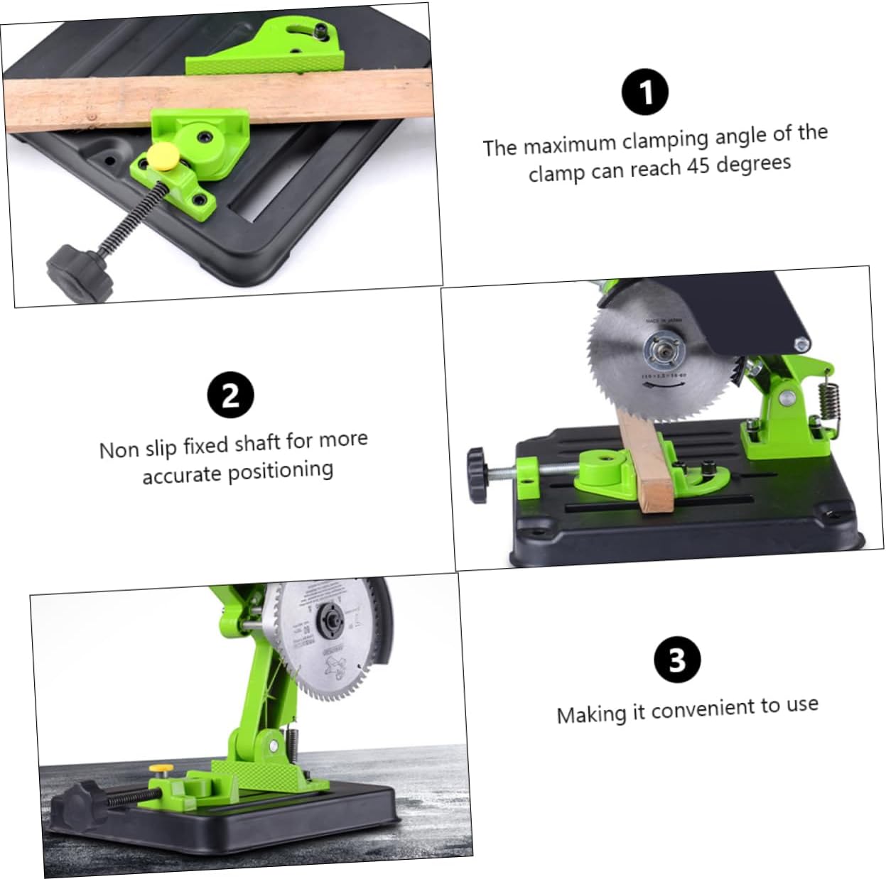 Generic Angle Grinding Machine Stand Fixed Bracket for Desktop Polishing Height Easy Installation for Cutting and Grinding Tasks