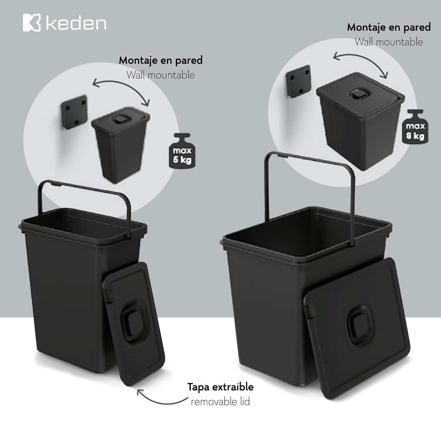 KEDEN 23L recycling system bin.