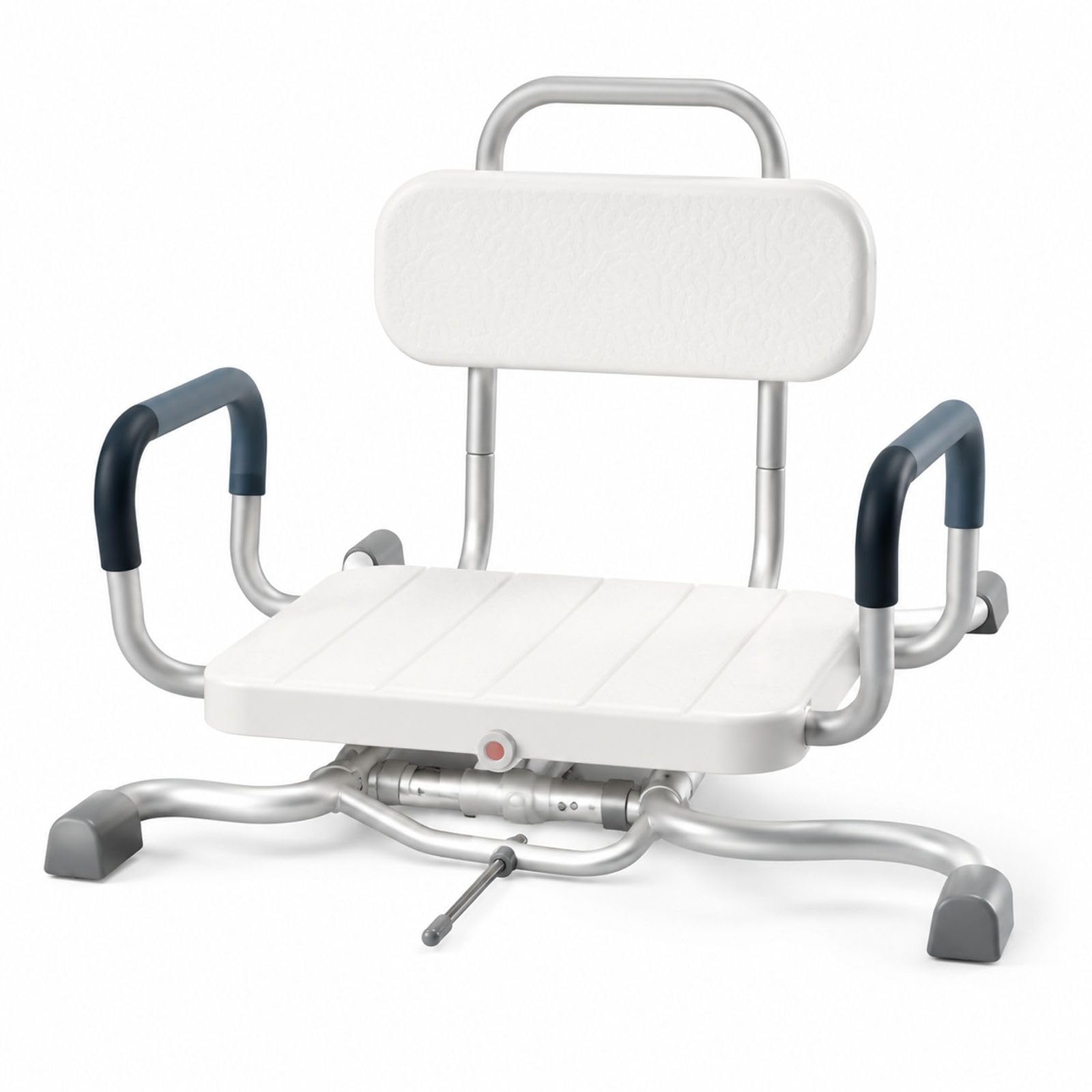 Siège de Baignoire pivotant, Banc de Transfert pour Baignoire avec Dossier et accoudoirs, Installation sur Baignoire, Chaise de Douche pour Salle de Bain