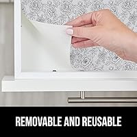 Vista 6 de GORILLA GRIP DripGuard Shelf Liner, Non Adhesive Drawer and Kitchen Cabinet Protector, Slip Resistant BPA Free Smooth Surface Plastic Liners for