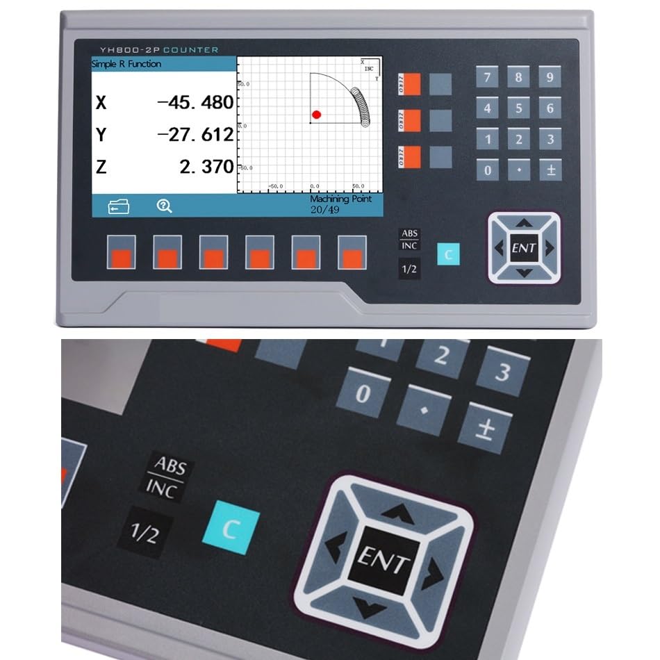 Kit de escala lineal ROROLL con pantalla LCD para CNC miniatura 5