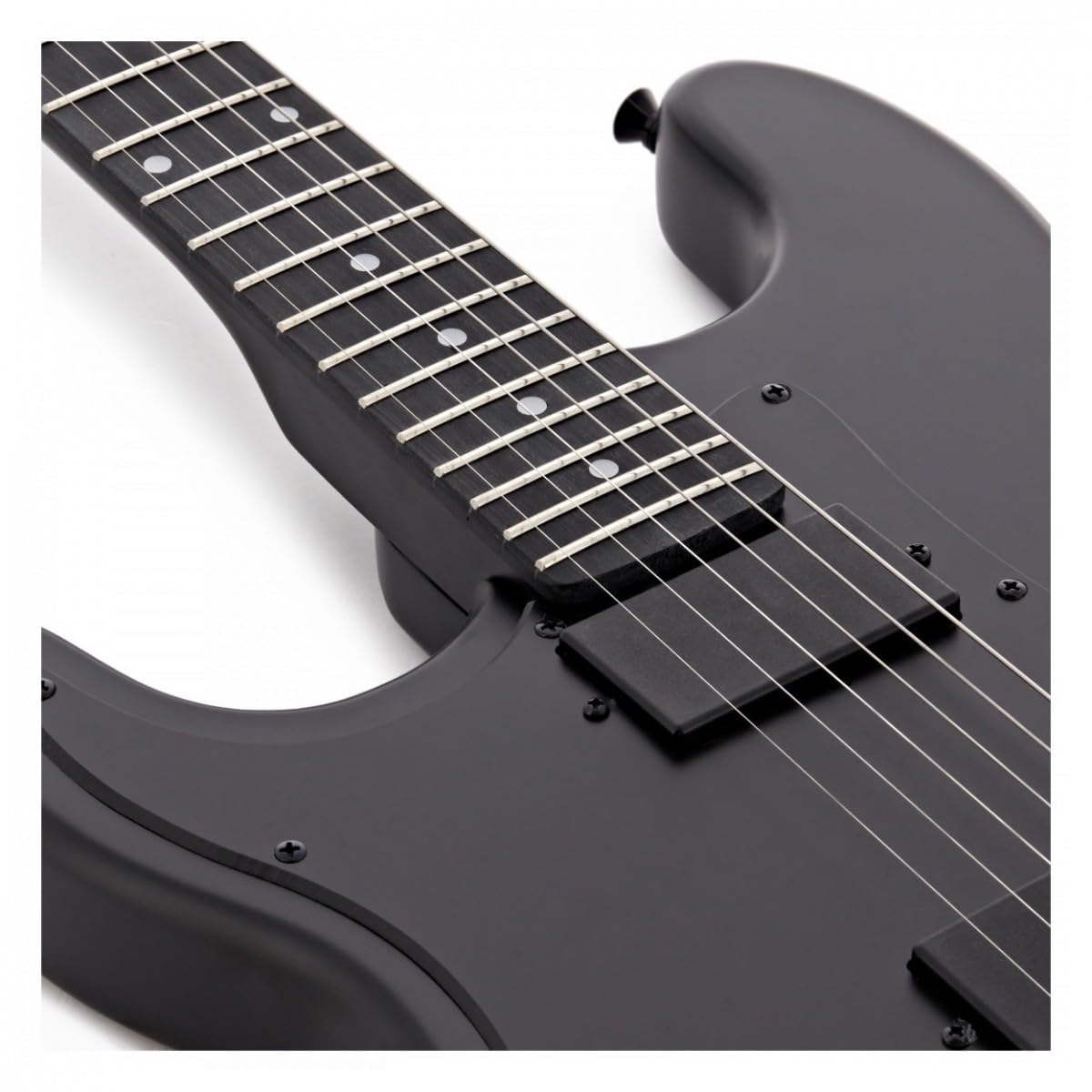 Linkshänder E-Gitarre HH LA Select von Gear4music, Blackout
