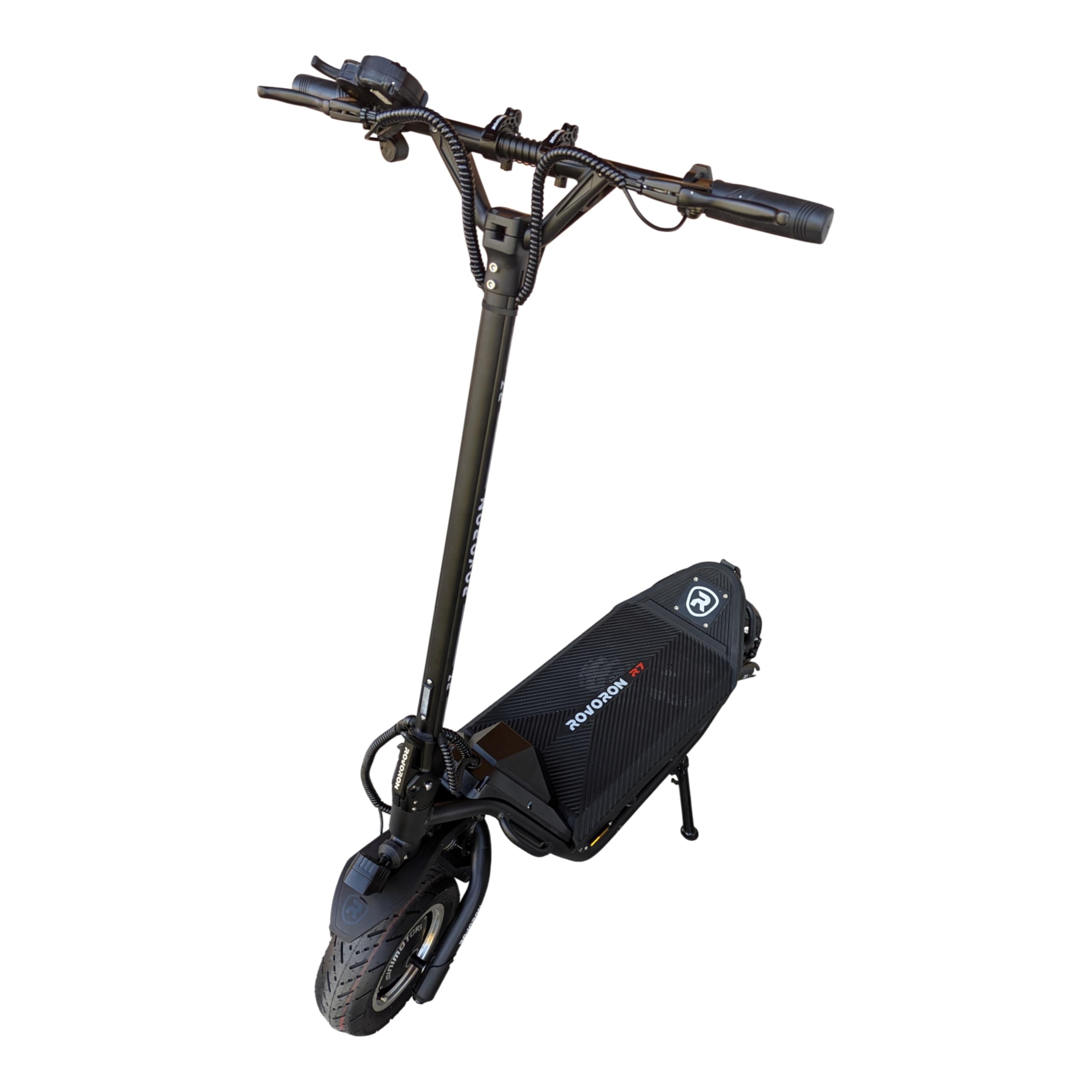 ROVORON R7 Patinete Eléctrico, 60 V 28 Ah, Motores Dobles, Neumáticos Tubeless, Firma LED