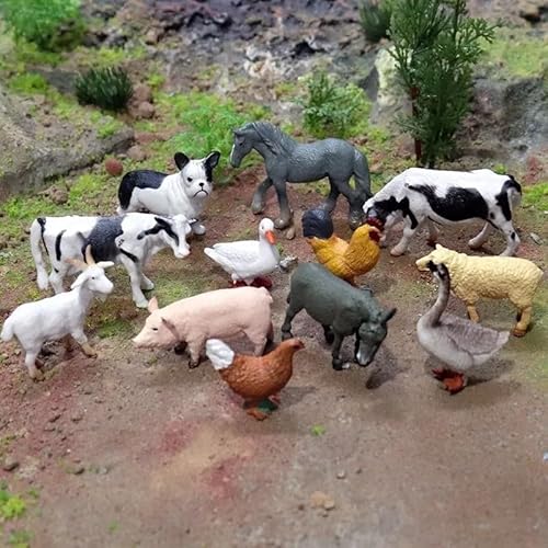 animais fazenda - Kit 10 Animais Da Fazenda | Animais fazenda realistas brinquedos educativos aprend