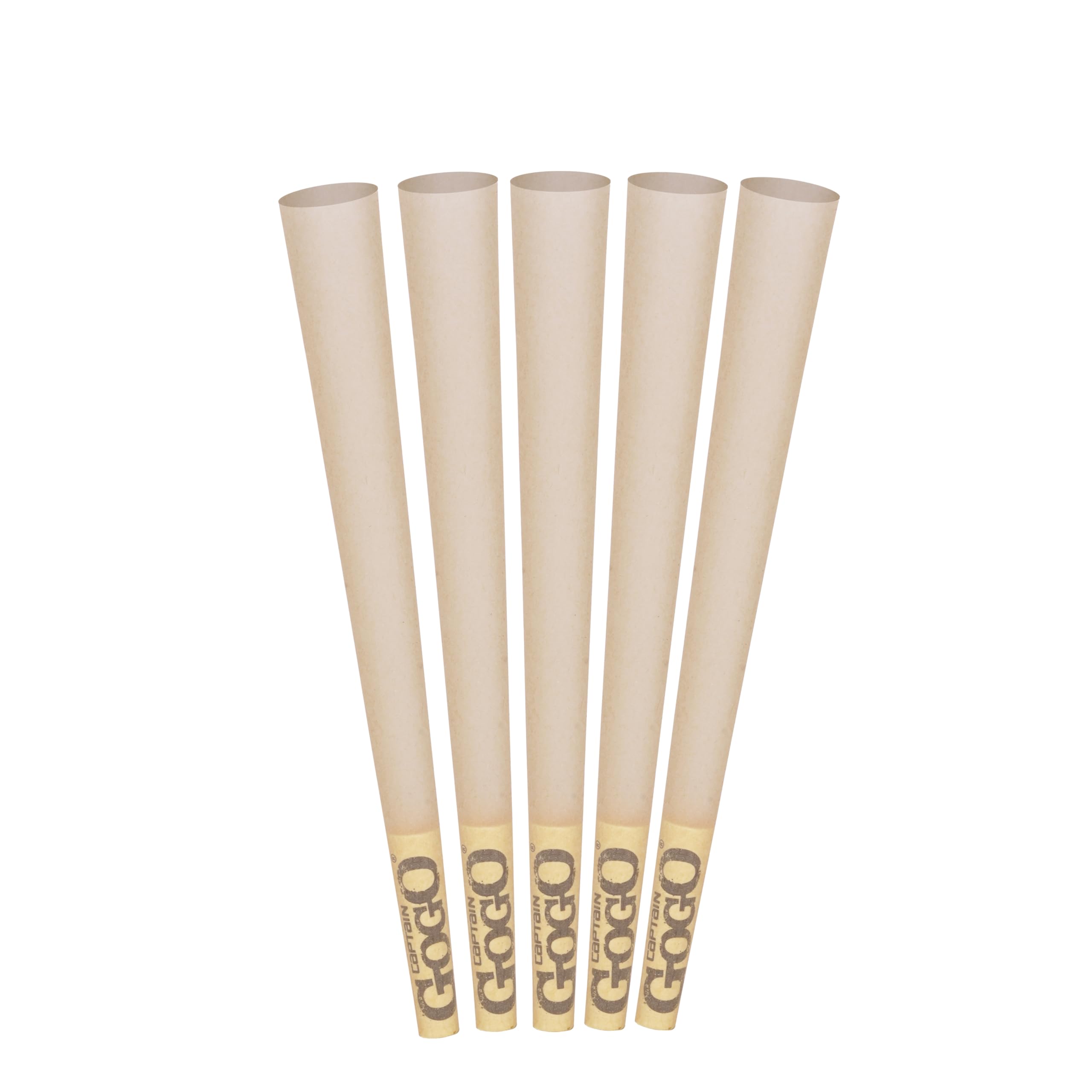CAPTAIN GoGo Unbleached Pre-Rolled Cones King Size 109mm | 1 -4