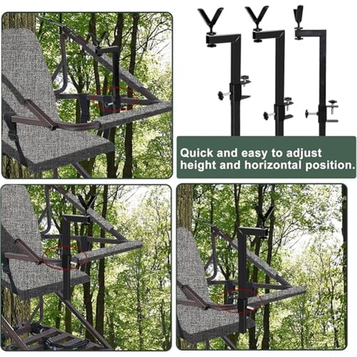 Equipo de soporte al aire libre para árbol de caza ajustable tipo L 7
