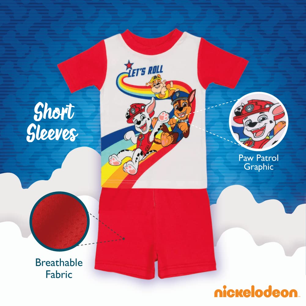 Nickelodeon Pigiama da bambino Paw Patrol in cotone aderente