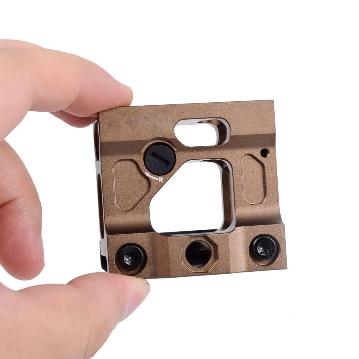 Micro Red DOT Riser Mount, Supporto per cannocchiale da 2″ di Altezza per T1 T2 H1 H2, Supporto Riser per Guida Picatinny